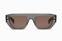 Crystal Grey 12k Gold B ARMY II Lunettes de soleil