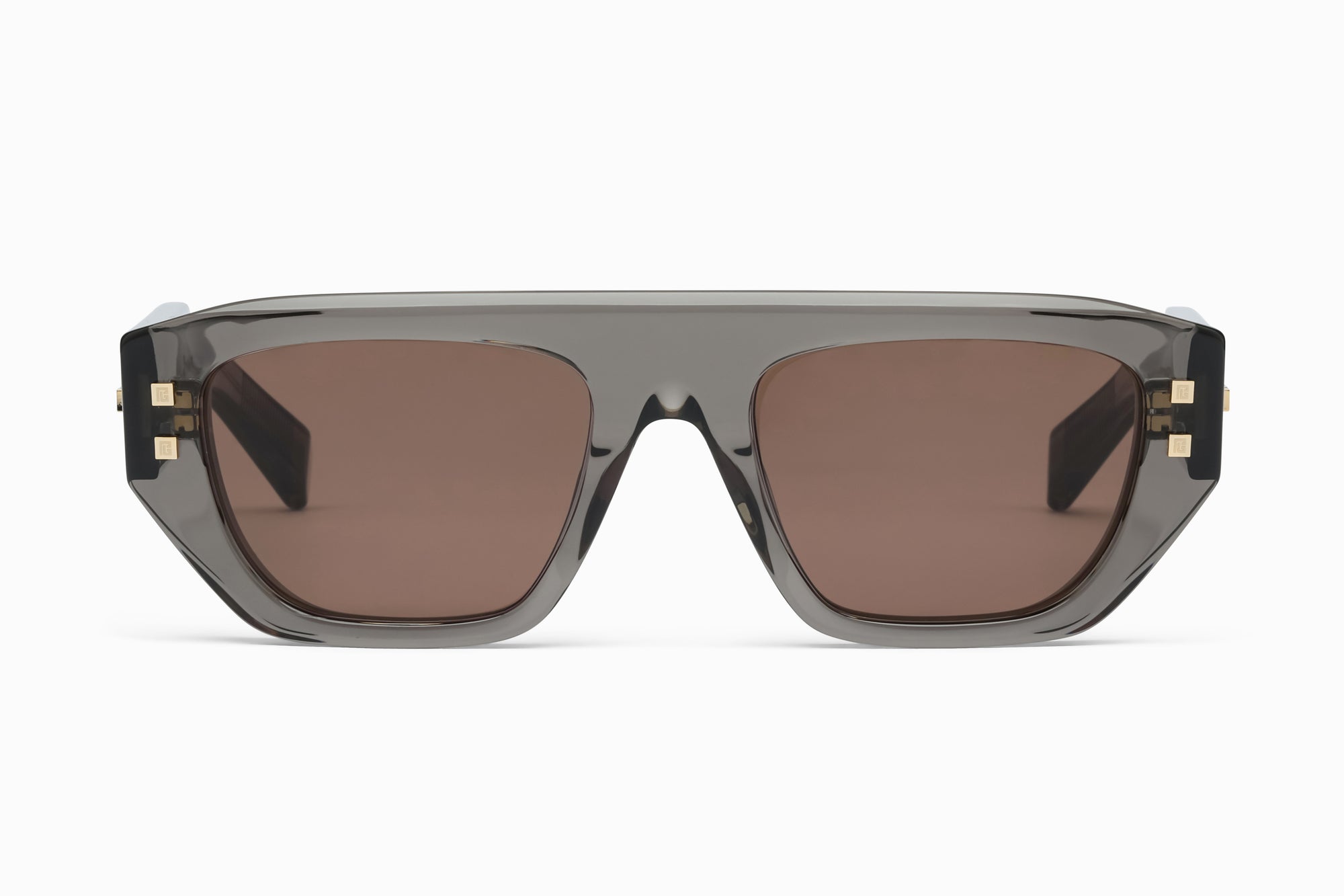 Crystal Grey 12k Gold B ARMY II Lunettes de soleil