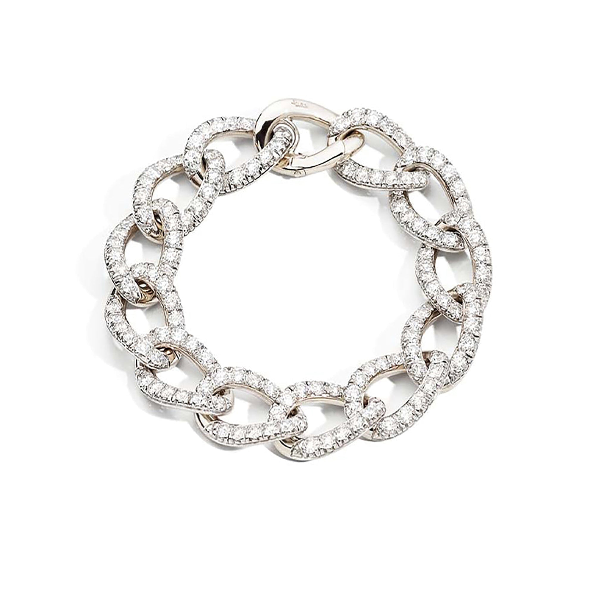 Catene bracelet in 18K white gold & diamond