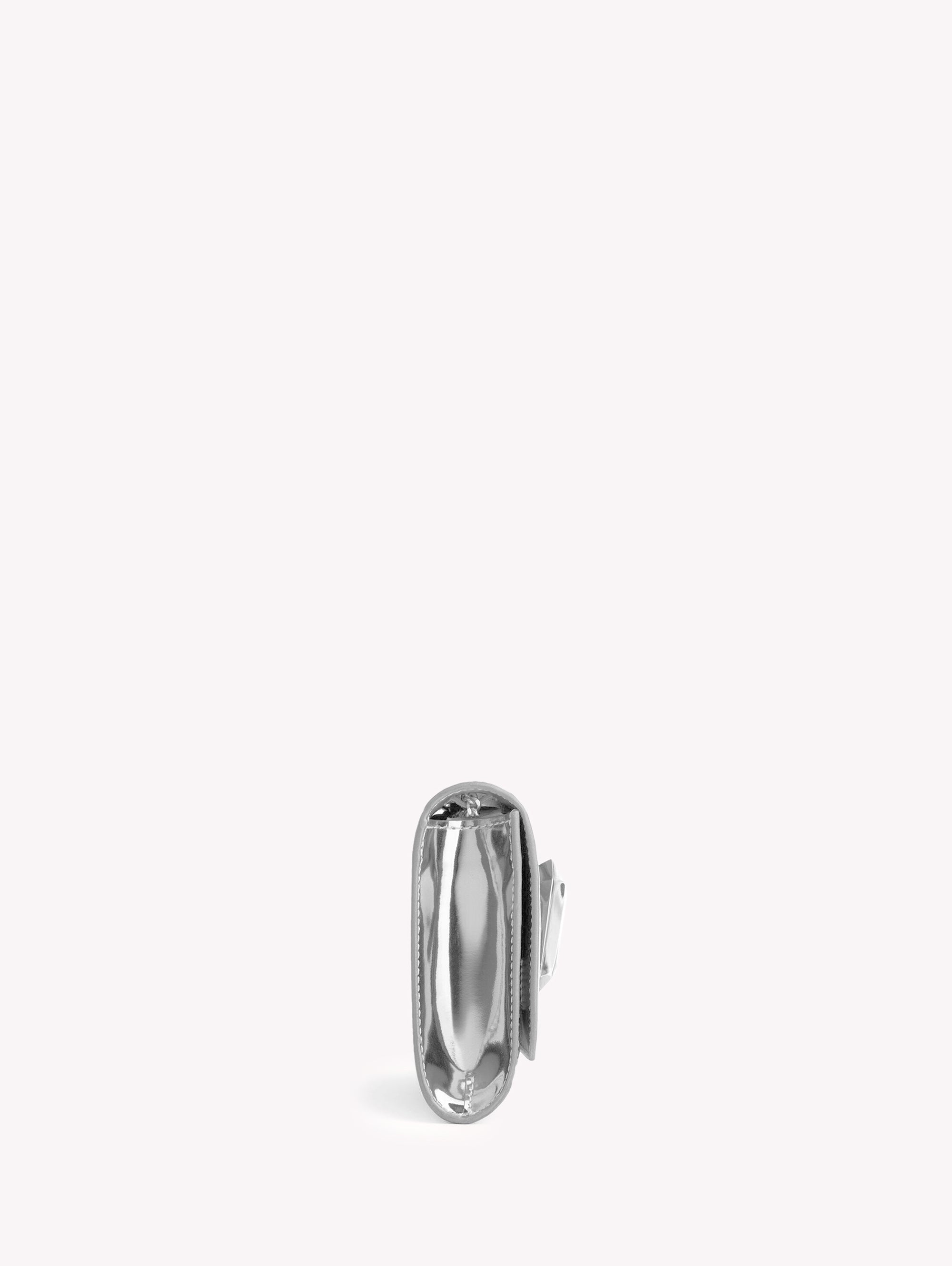 Sac Jaipur en cuir lisse - Argent