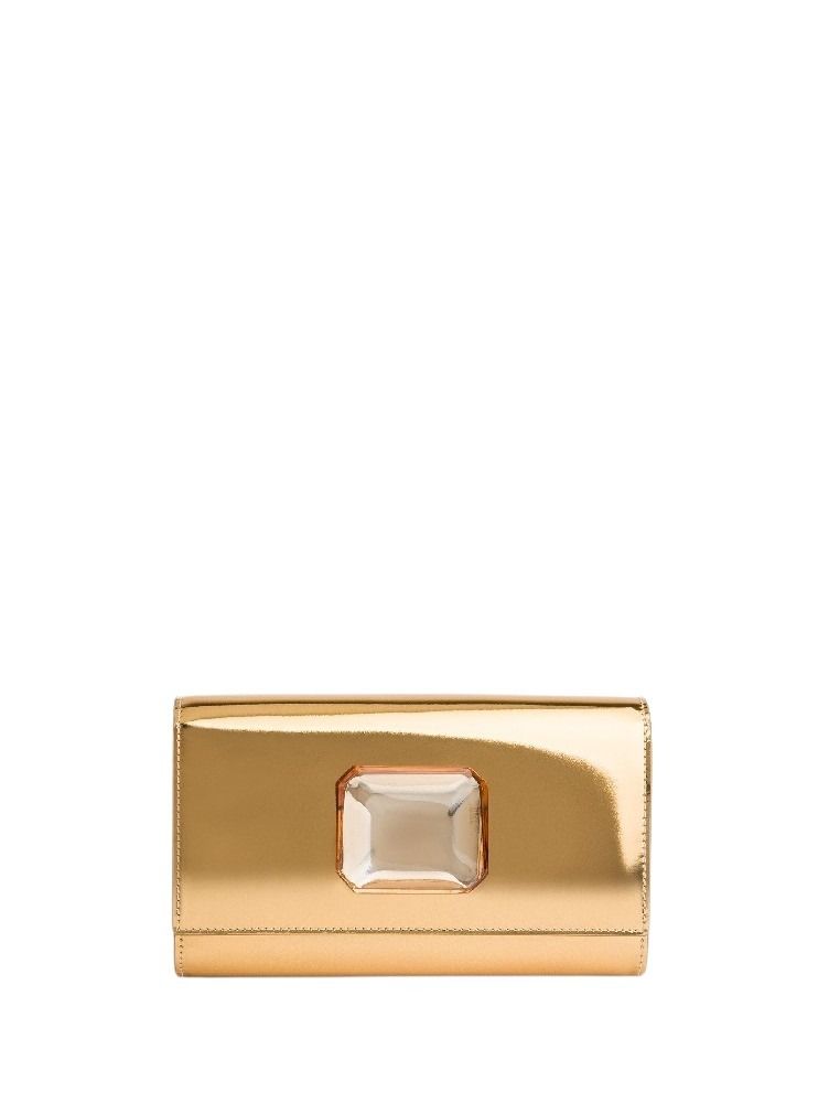 Jaipur bag in smooth leather - Gold