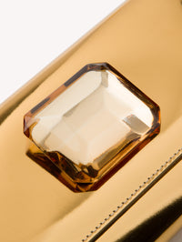 Jaipur bag in smooth leather - Gold