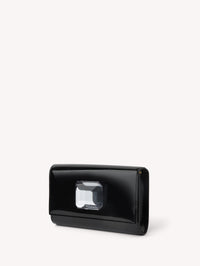 Sac Jaipur en cuir lisse - Noir