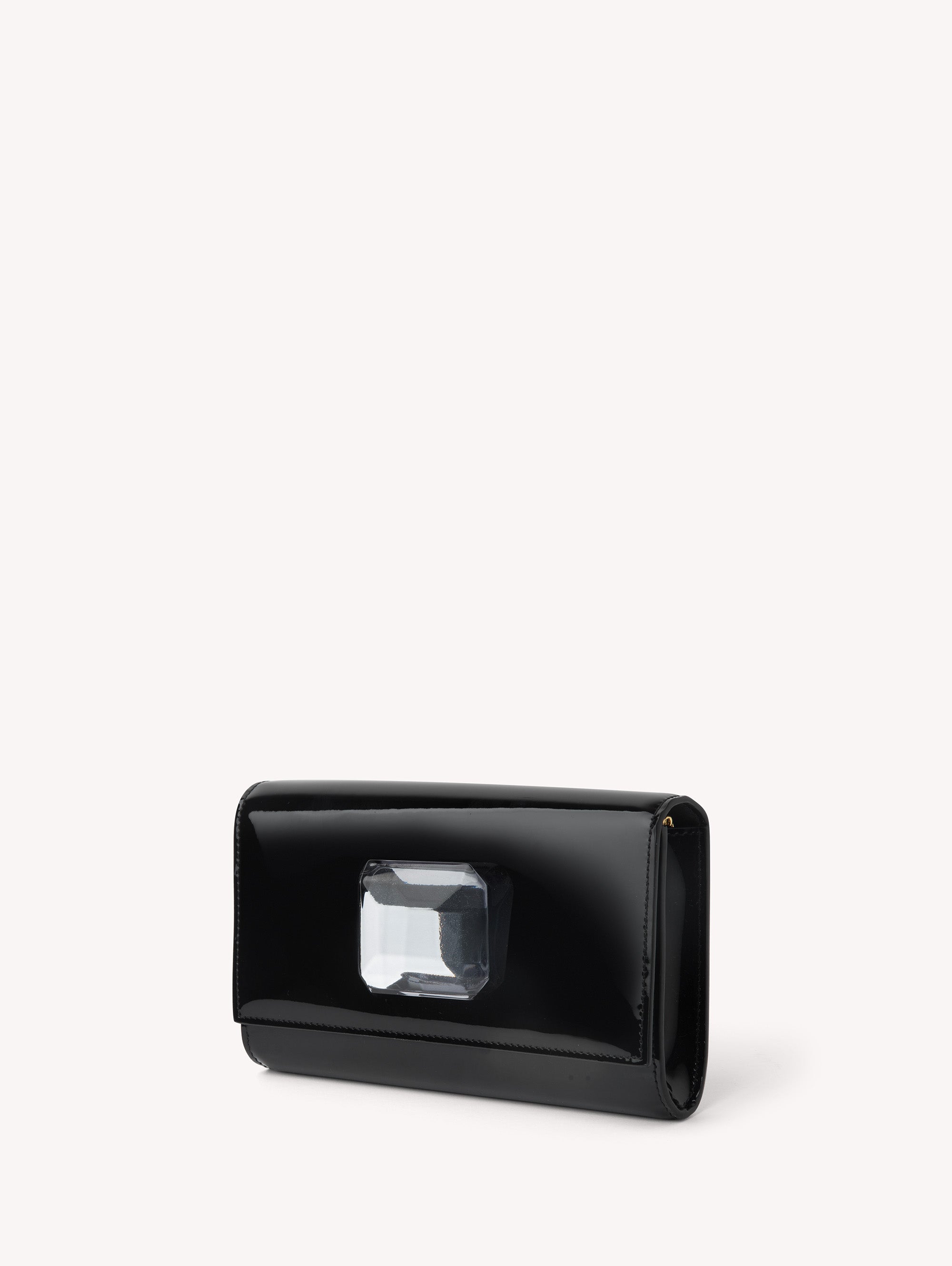 Sac Jaipur en cuir lisse - Noir