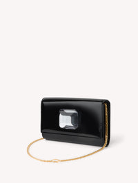 Sac Jaipur en cuir lisse - Noir