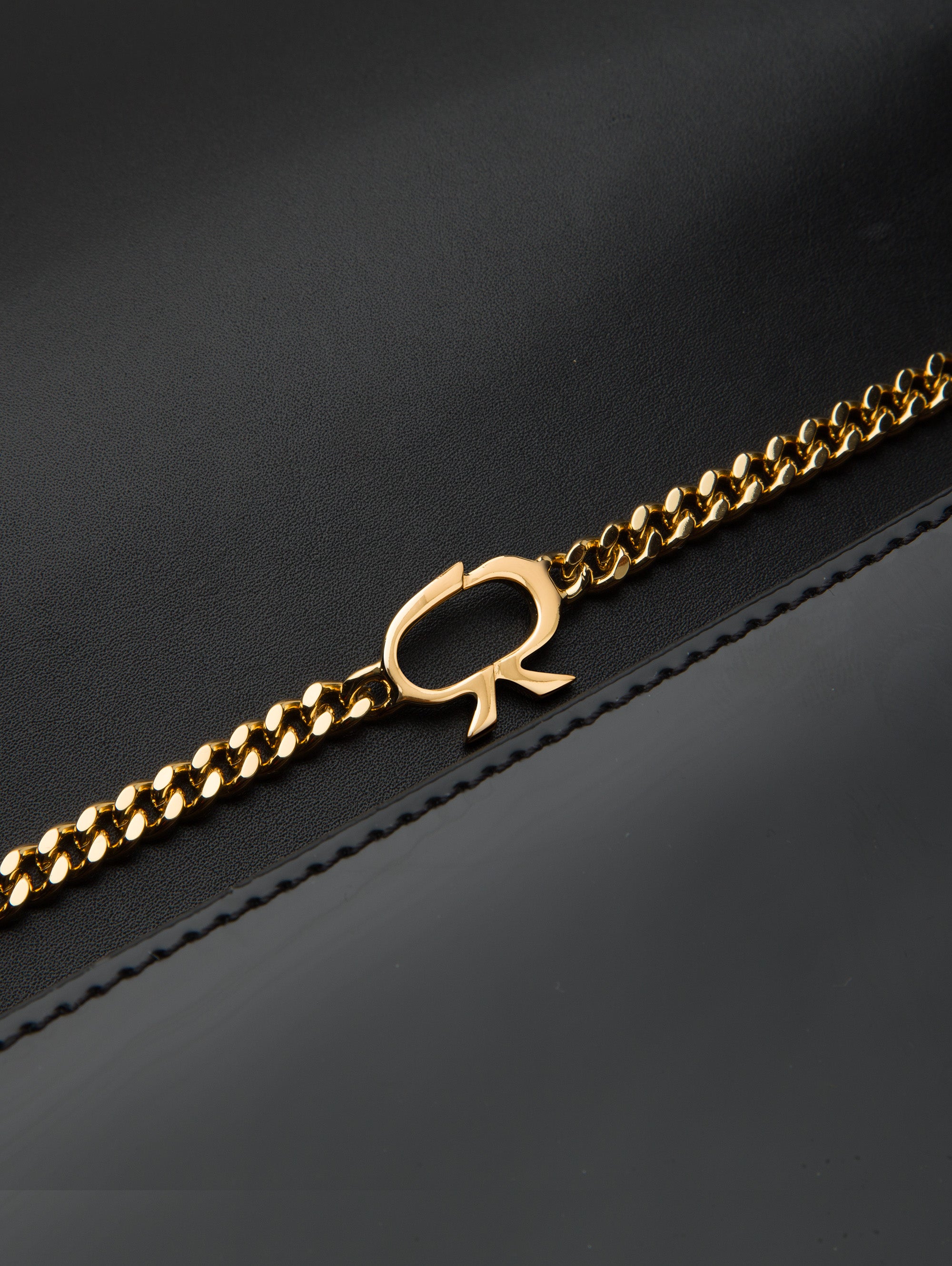 Sac Jaipur en cuir lisse - Noir