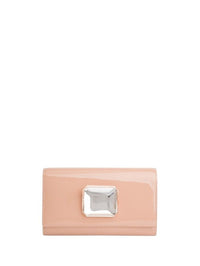 Sac Jaipur en cuir lisse - Rose