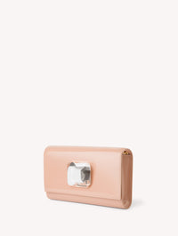 Sac Jaipur en cuir lisse - Rose