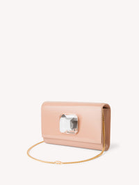 Sac Jaipur en cuir lisse - Rose