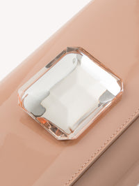 Sac Jaipur en cuir lisse - Rose