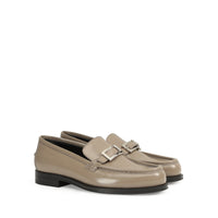 Mocassins Sr No en cuir verni - Taupe