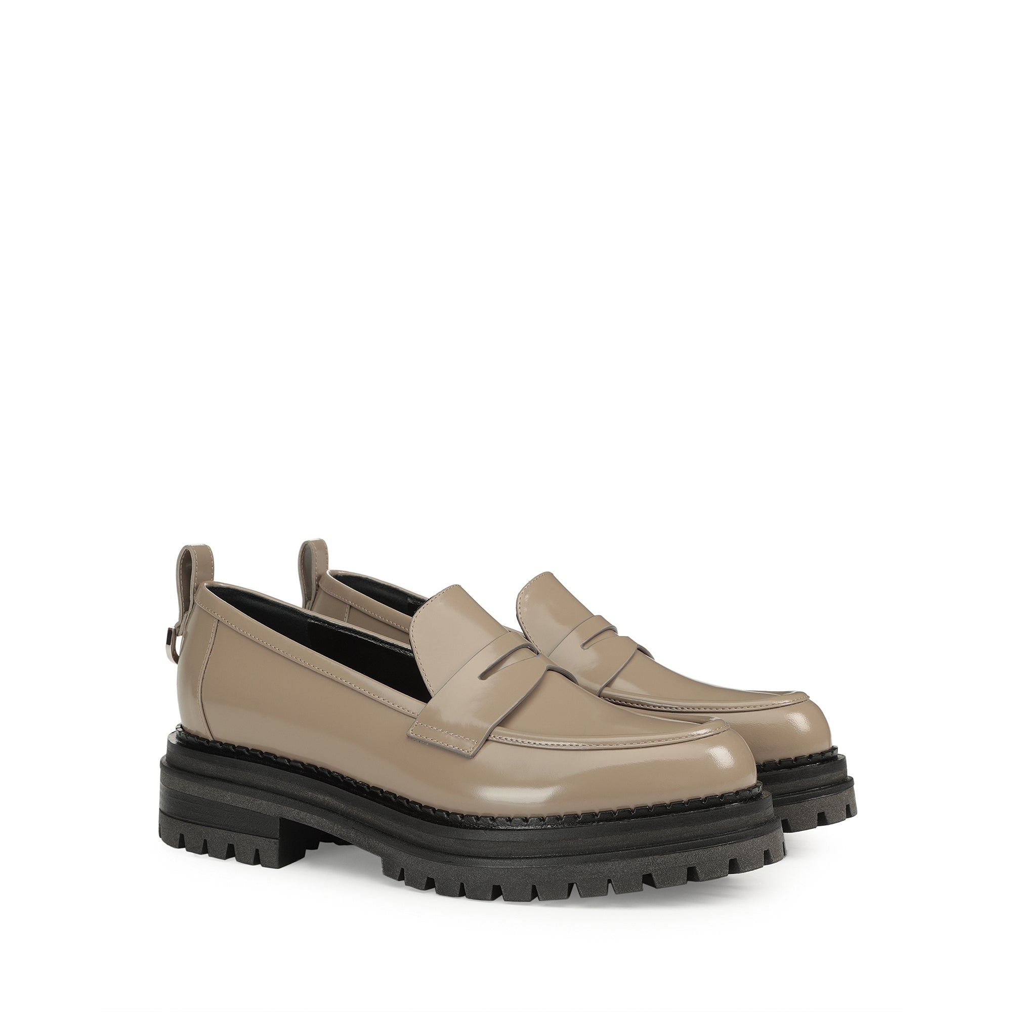 Mocassins Sr Joan - Taupe