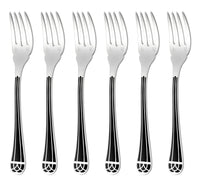 Set of 6 Talisman silver-plated salad forks - Silver
