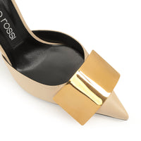 Escarpins Sr Miroir 90 en cuir - Chalk