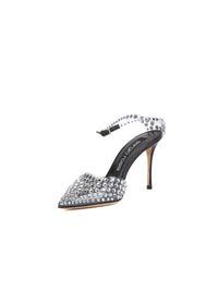 90 rhinestone pumps - Trasp Crystal Nero