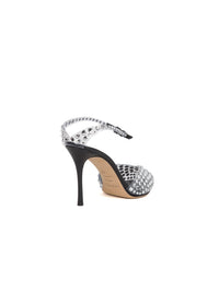 90 rhinestone pumps - Trasp Crystal Nero