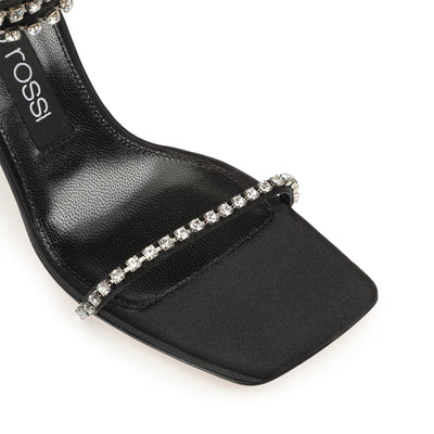 Sr Dinasty 95 heeled sandals - Nero & Trasparente