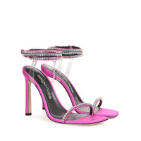Sandales Sr Dinasty 95 en soie - Dragon Fruit & Nikel