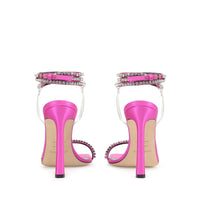 Sandales Sr Dinasty 95 en soie - Dragon Fruit & Nikel