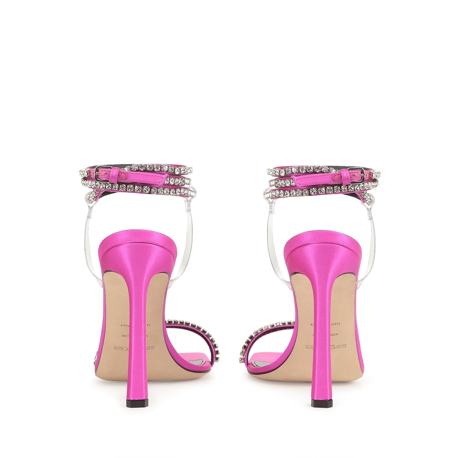 Sandales Sr Dinasty 95 en soie - Dragon Fruit & Nikel