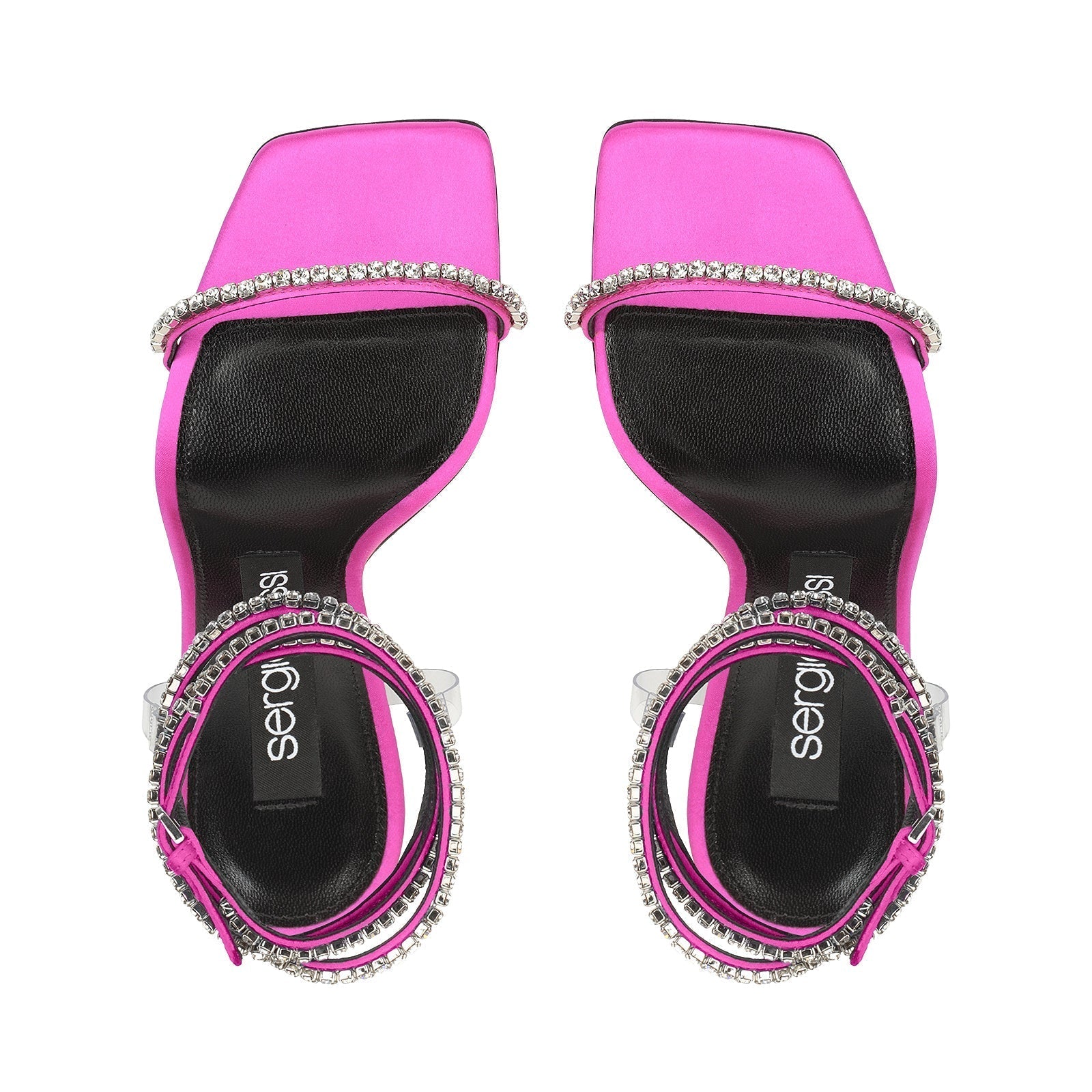 Sandales Sr Dinasty 95 en soie - Dragon Fruit & Nikel