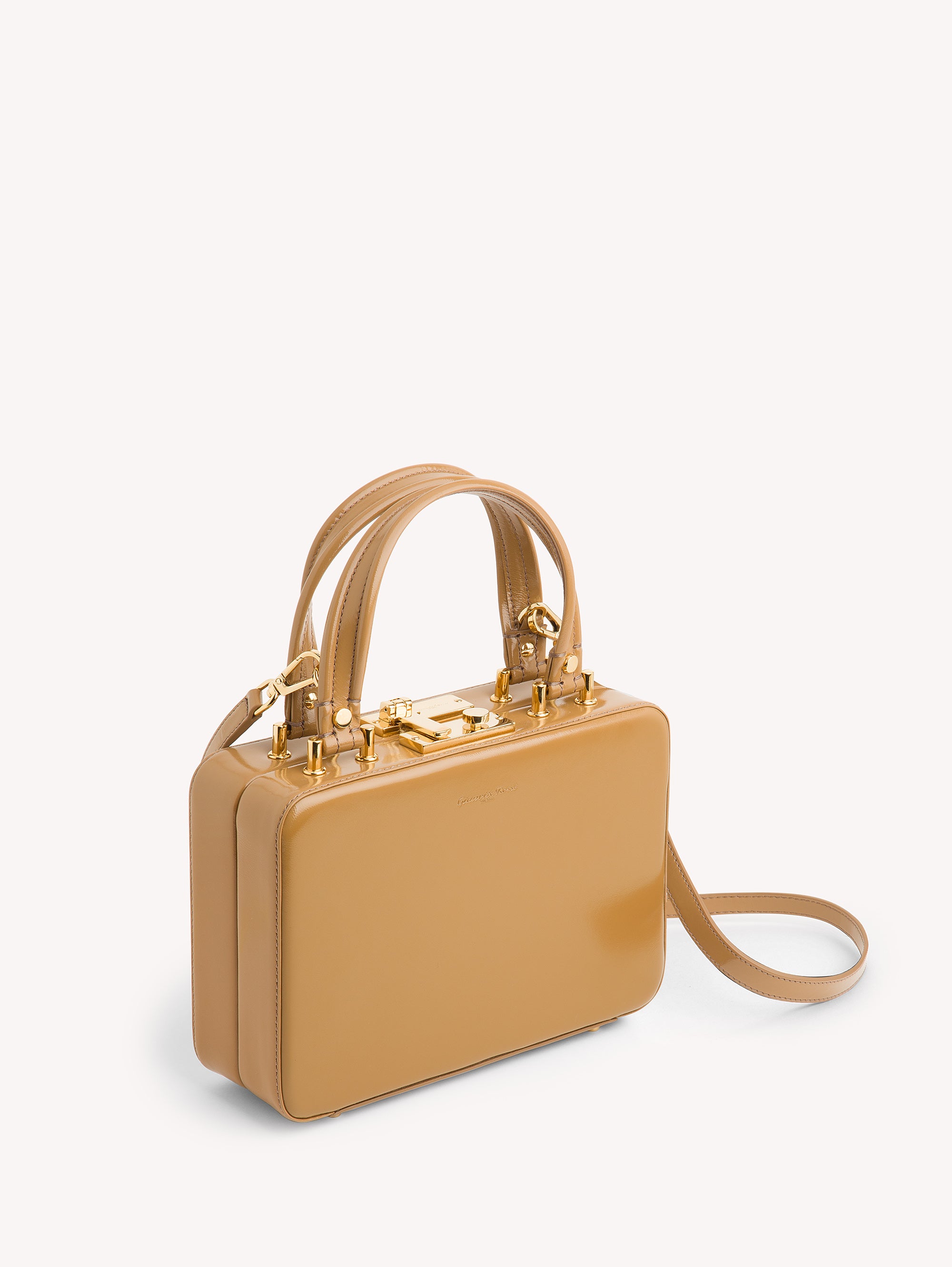 Vali bag in smooth leather - Brown
