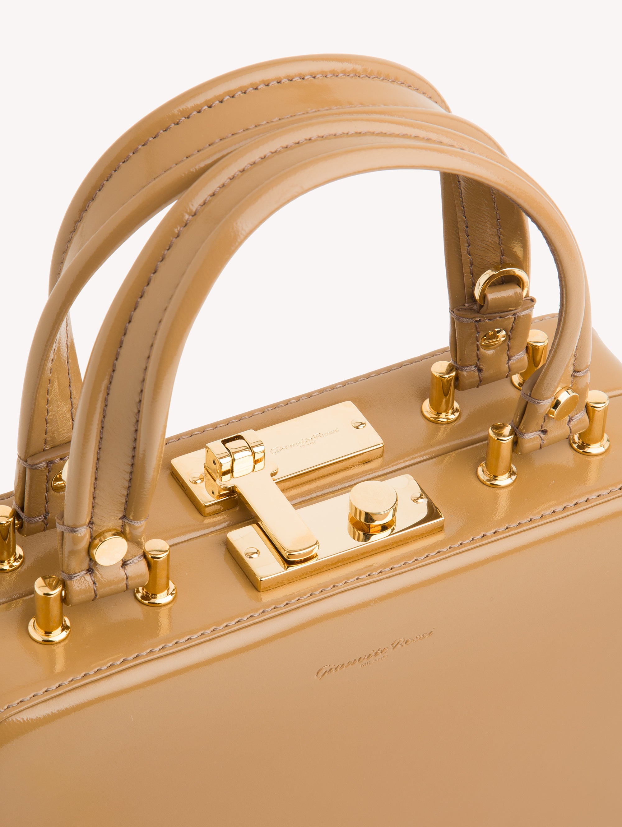 Vali bag in smooth leather - Brown