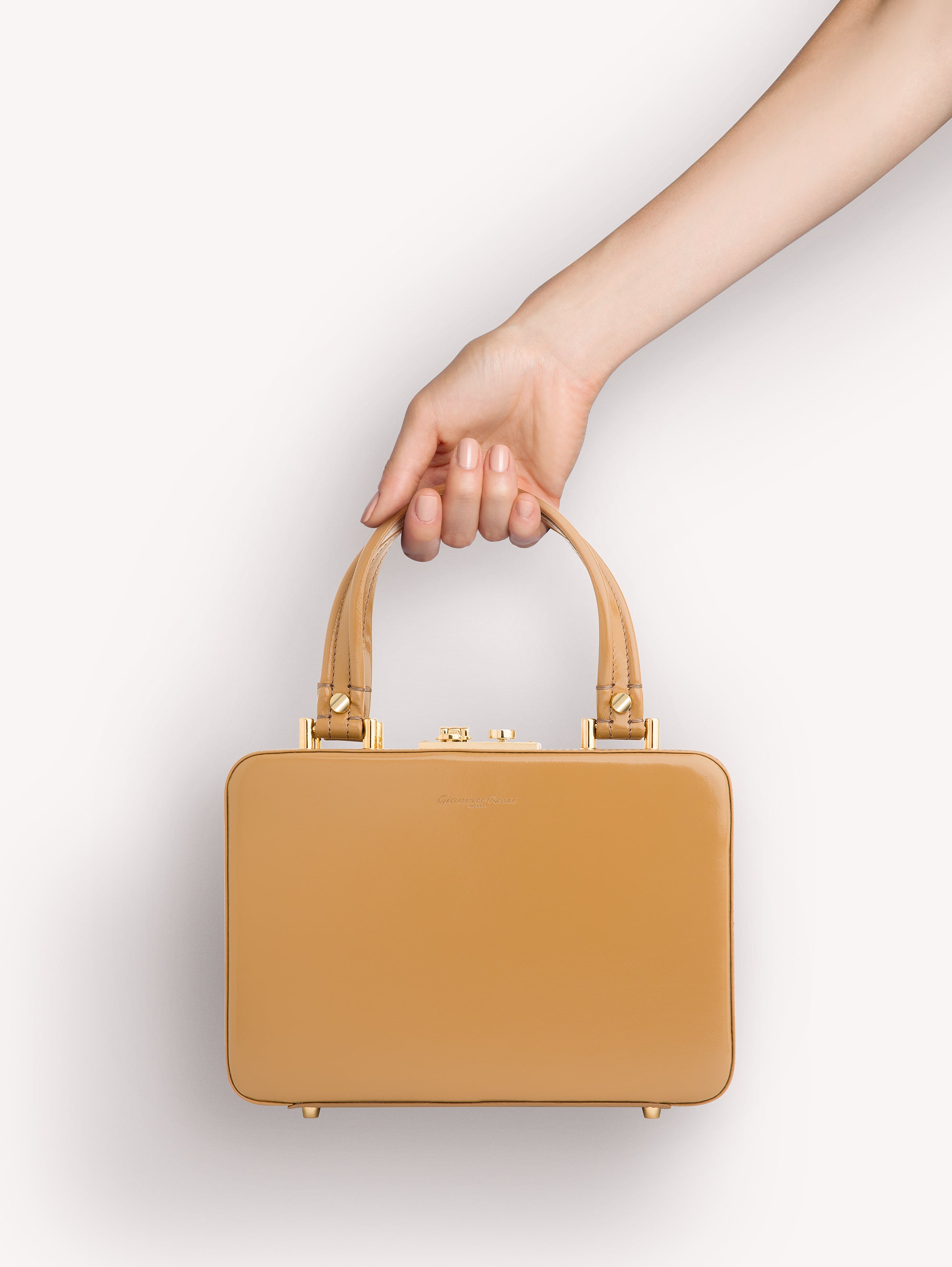 Vali bag in smooth leather - Brown