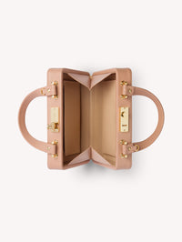 Sac Vali en cuir lisse - Rose