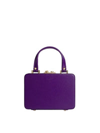 Vali bag in smooth leather - Purple
