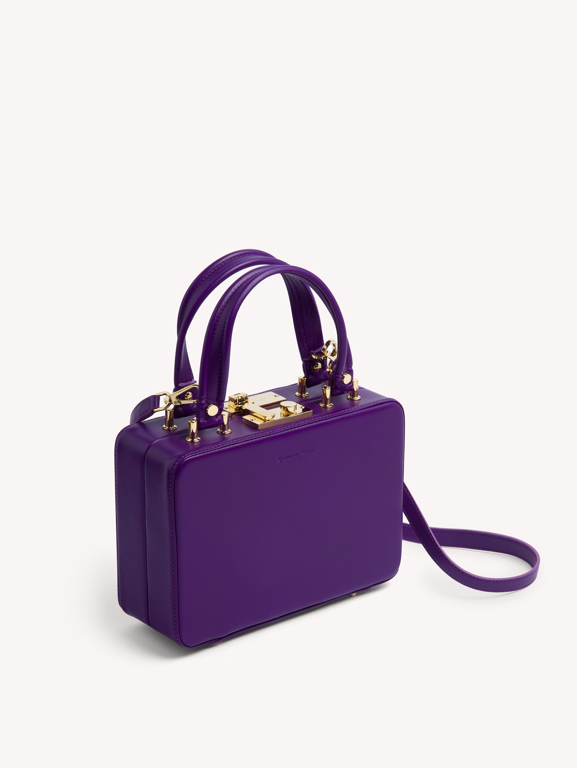 Vali bag in smooth leather - Purple