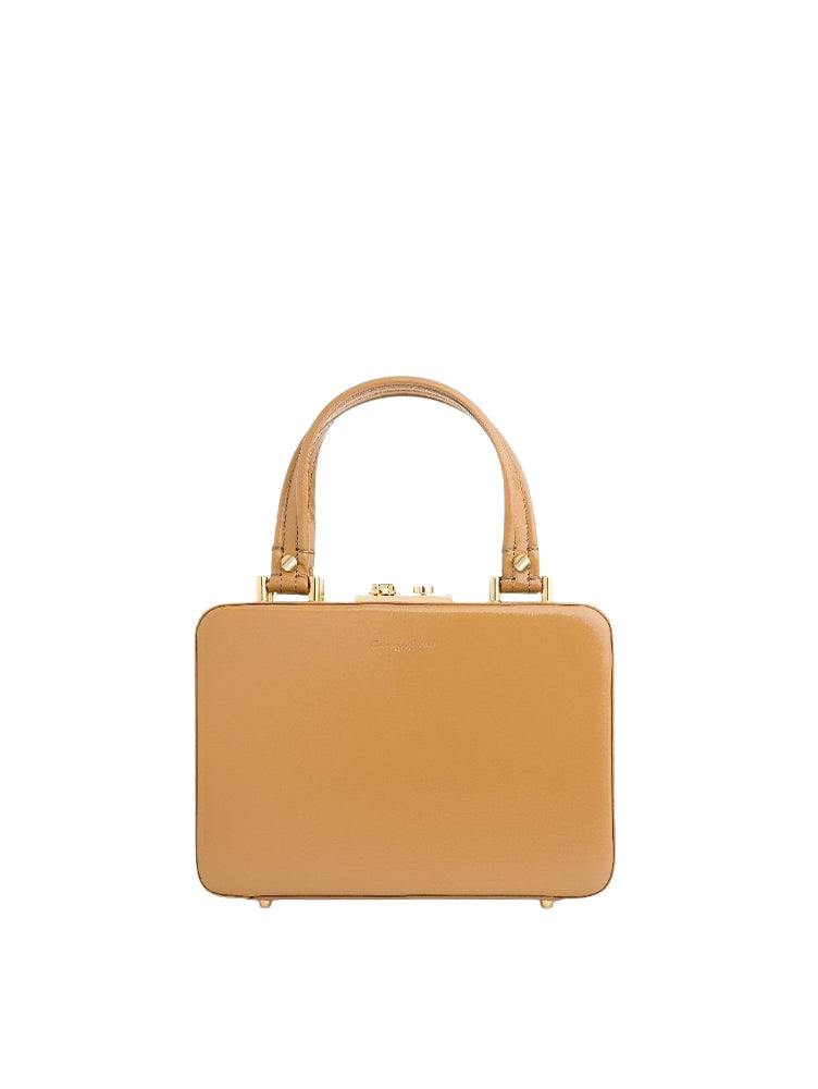 Vali bag in smooth leather - Brown