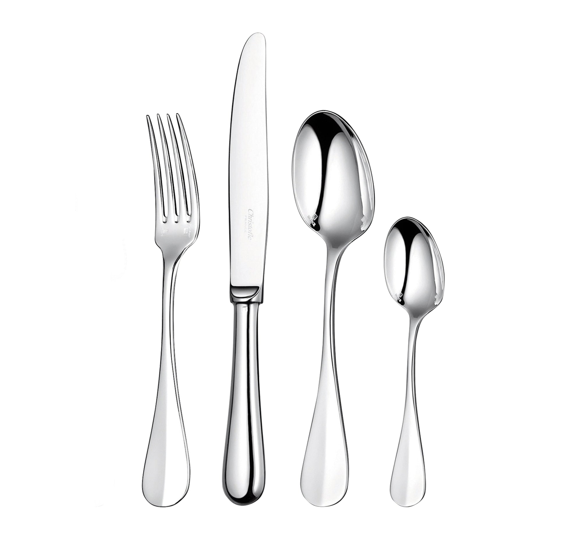 Flatware set for 12 - Argent plaqué