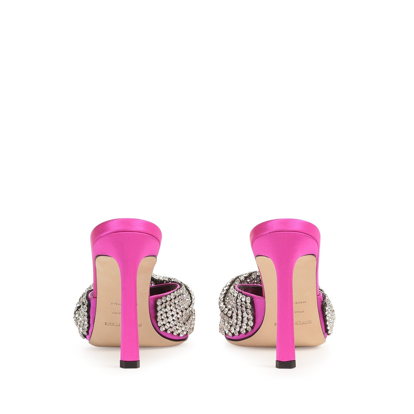 Mules Sr Tyra 95 en soie - Dragon & Nero