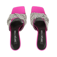 Mules Sr Tyra 95 en soie - Dragon & Nero