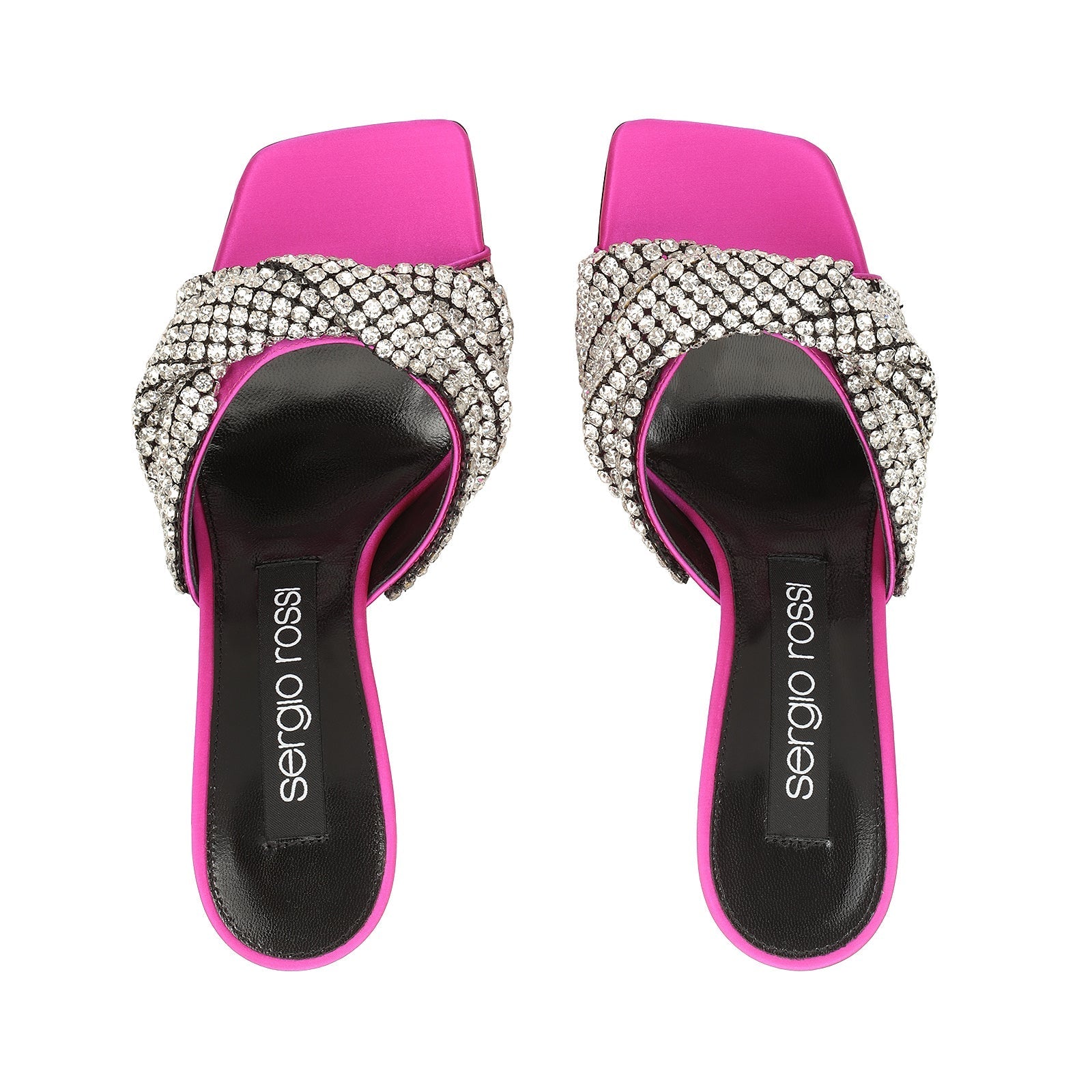 Mules Sr Tyra 95 en soie - Dragon & Nero
