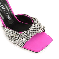 Mules Sr Tyra 95 en soie - Dragon & Nero