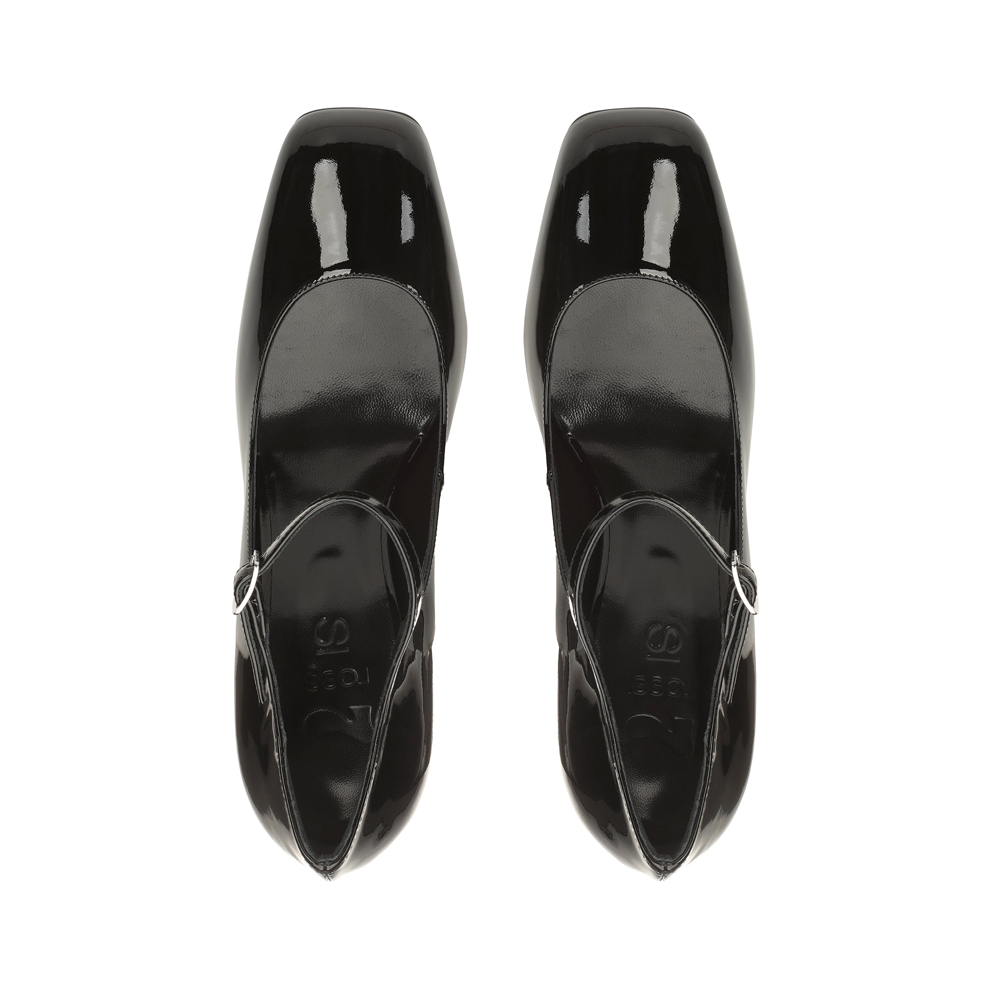 Escarpins Si Rossi 90 en cuir verni - Nero