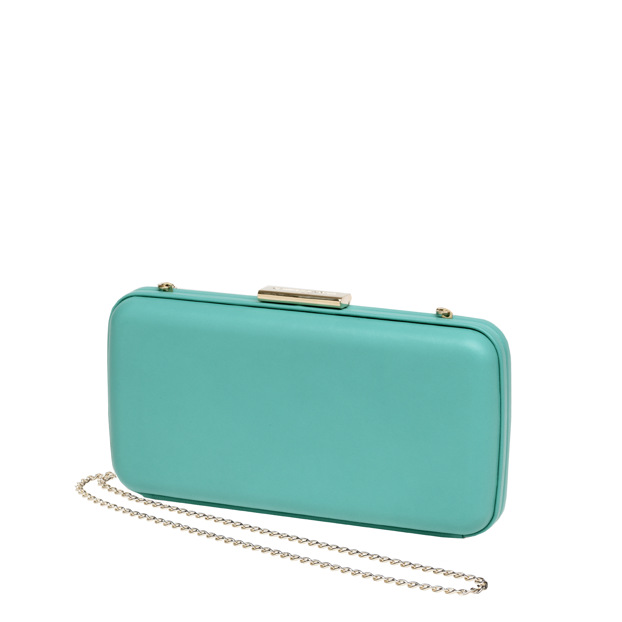 Sac Bella en cuir lisse - Bleu