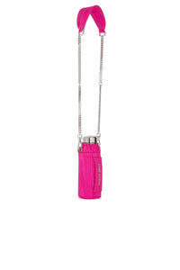 SAC BOUTEILLE MULTIPOSITION AVEC SANGLE - Rose