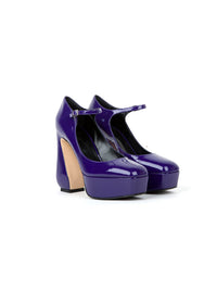 Escarpins à plateforme Rossi 130 en cuir - Iris