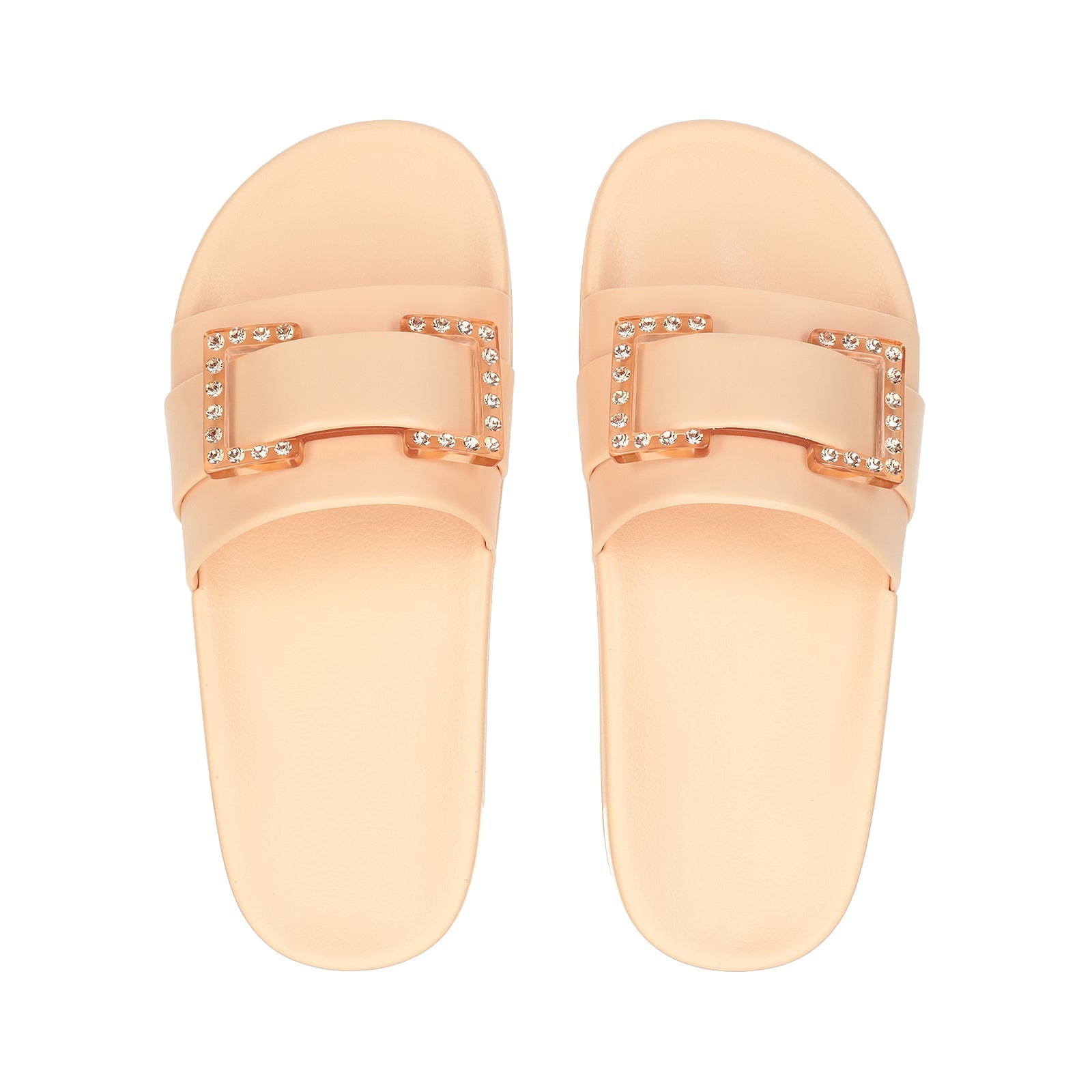 Sandales plates Sr Jelly - Powder