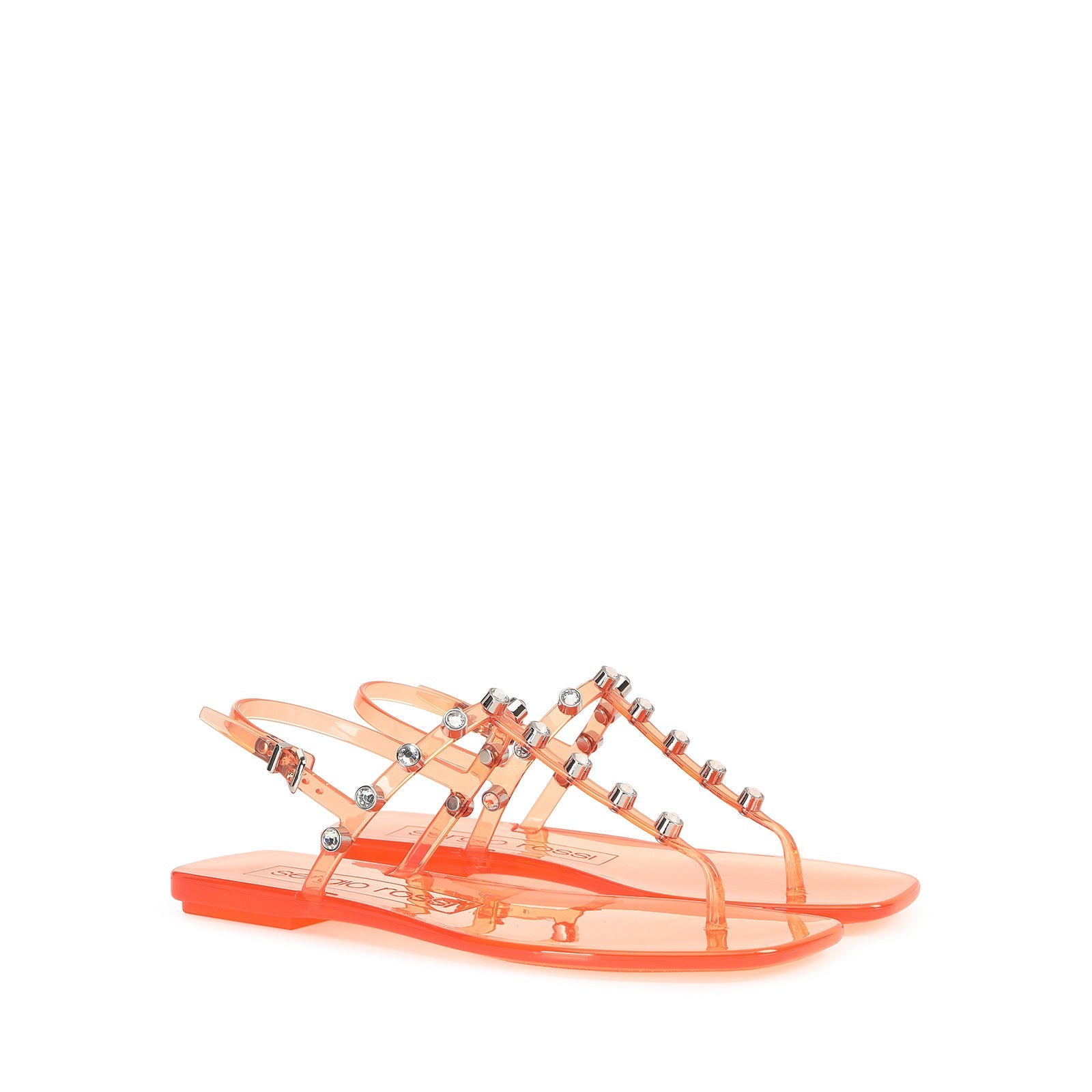 Sr Jelly strappy sandals - Mandarine