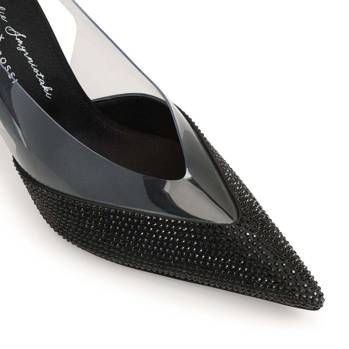 CRÊPE CHANEL EVANGELIE SATIN+STRASS+PVC