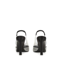 Slingback Evangelie 95 en soie - Nero