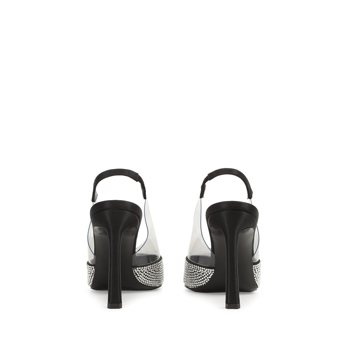 Slingback Evangelie 95 en soie - Nero