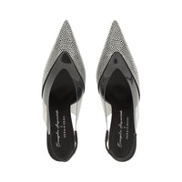 Slingback Evangelie 95 en soie - Nero