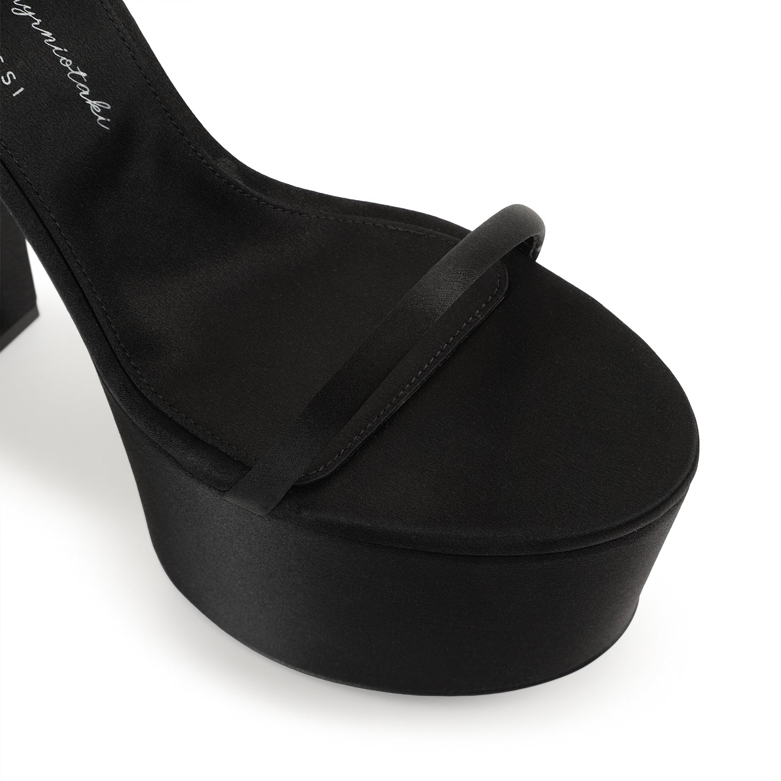 Evangelie platform sandals 80 - Nero