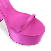 Evangelie platform sandals 80 - Dragon Fruit