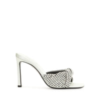 Mules à talons Evangelie 95 - Light Mint & Nikel & Crystal